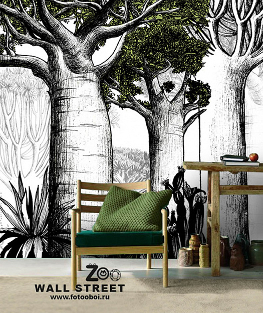 Фотообои в интерьере артикул Zoo 11, ZOO, Wall street Фотообои в интерьере артикул Zoo 11, ZOO, Wall street