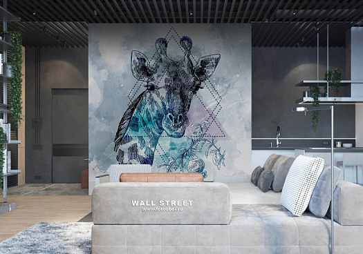 Фотообои в интерьере артикул podLOFT 15, ПОДЛОФТ / PODLOFT, Wall street Фотообои в интерьере артикул podLOFT 15, ПОДЛОФТ / PODLOFT, Wall street