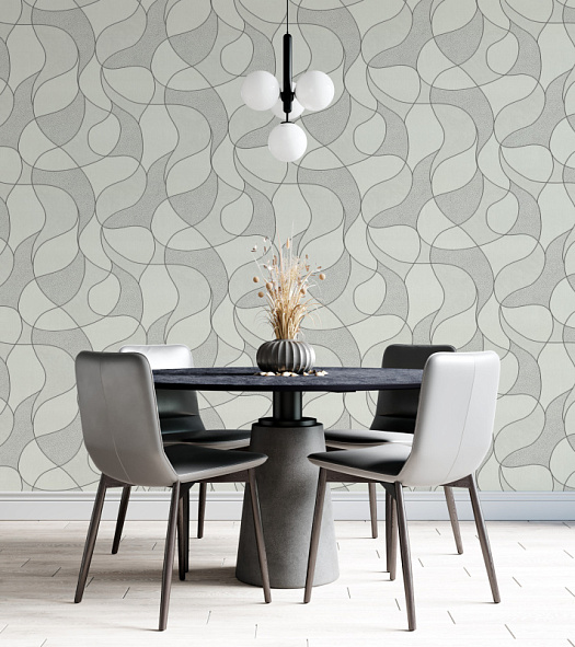 Обои в интерьере артикул 4262-1, Дюссо, МОФ Обои в интерьере артикул 4262-1, Дюссо, МОФ